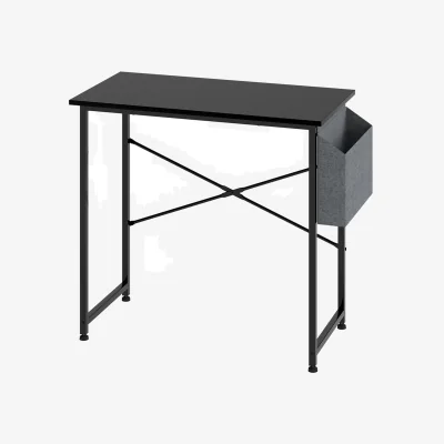 The Range Office Computer Gaming Desk Steel Frame - Black