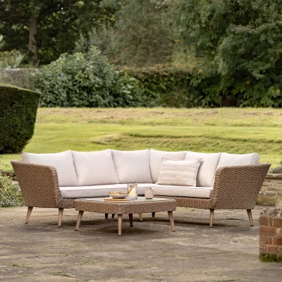 Arighi Bianchi Santorini Corner Outdoor Lounge Set