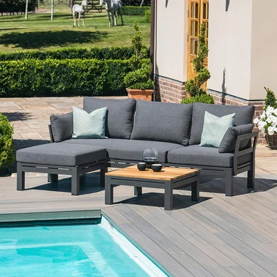 Cuckooland Maze Rattan Oslo Chaise Sofa Set