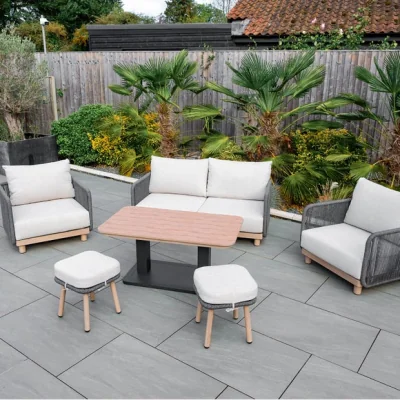 Dunelm Norfolk Leisure Buxton Rope Weave Lounge Set