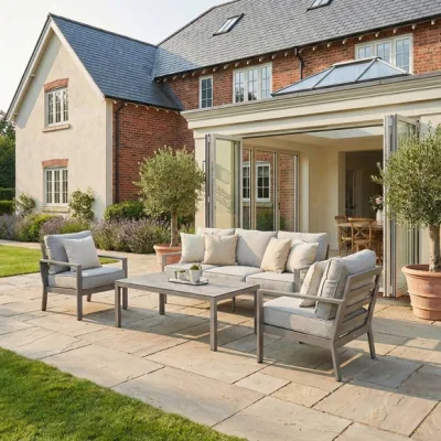 Dunelm Maze Montreal 3 Seater Garden Sofa Set