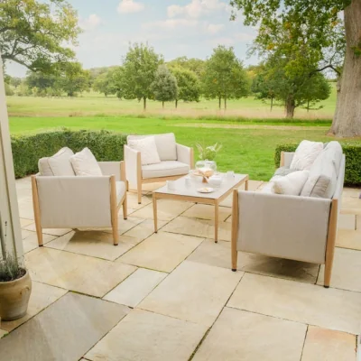 Dunelm Maze Burford 3 Seater Garden Sofa Set