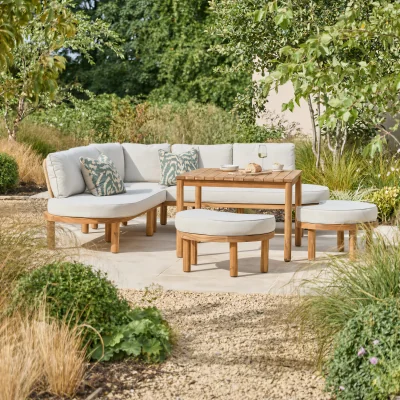 Gardenesque Stanley All-weather Wicker | Garden Corner Sofa Set