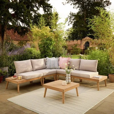 Habitat Habitat Wooden Garden Sofa Set