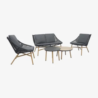 Habitat Norfolk Leisure Keswick 4 Seater Garden Sofa Set - Grey