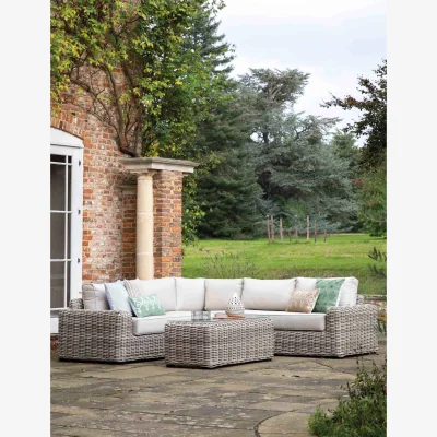 Marks & Spencer Gallery Direct Ragusa Corner Lounge Set Grey