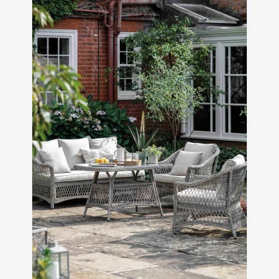 Marks & Spencer Gallery Direct Menton 4 Seater Garden Lounge Set Light Grey