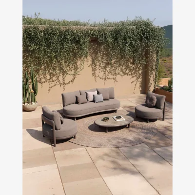 Marks & Spencer Royalcraft Oslo 5 Seater Garden Lounge Set Light Brown