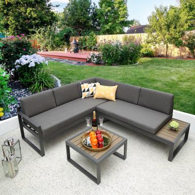 The Range Dartlington Garden Lounge Corner sofa Conversation Set - Grey / Left-hand