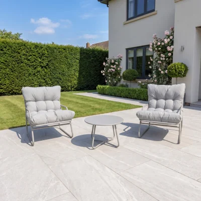 The Range Calmo 2 Seat Patio Conversation Set - Beige
