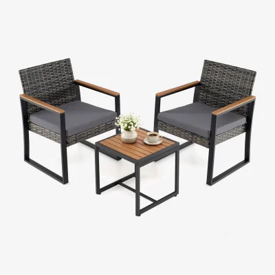 The Range Patio Bistro Furniture Set - Grey
