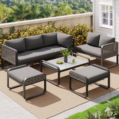 The Range Outdoor Rattan  Garden Lounge Set - Grey