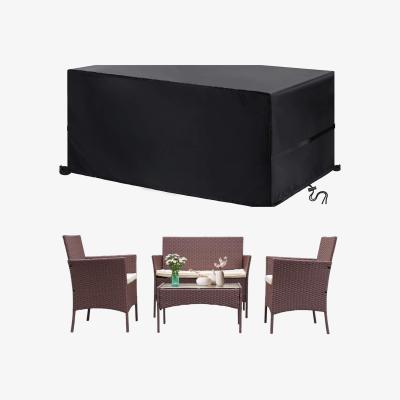 The Range 4 Seat Rattan Garden Furniture Set with Optional Cover - Brown / No cover