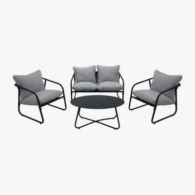 The Range Alivio 4 Piece Garden Furniture Set - Grey