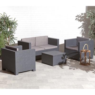 The Range Suntime Diva 4 Piece Sofa Set - Anthracite