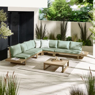 The Range Brisa 8 Seat Outdoor Sofa Set - Natural
