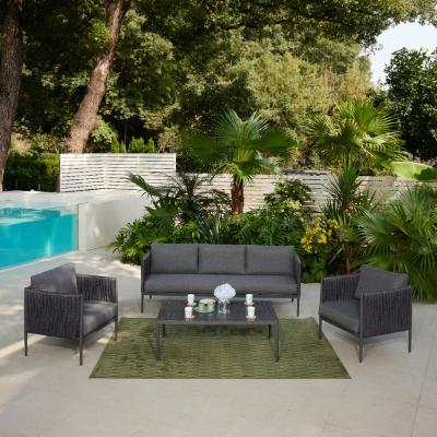 The Range Khalifa Rope Garden Range - Grey / Conversation Set