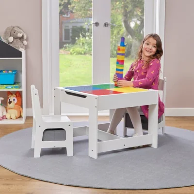 Dunelm Return - Liberty House Kids Wooden Activity Table Set With Two Storage Boxes