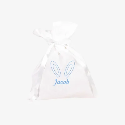 Dibor Personalised Easter Bunny Ears Favour Bag Gift