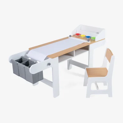 The Range Kids Art Table and Chair - Grey