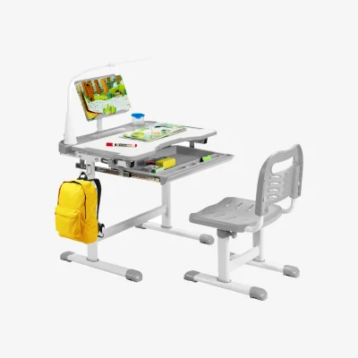 The Range Kids Study Table Chair Set - Grey