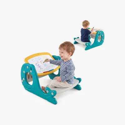 The Range Adjustable Kids Activity Table Set - Blue