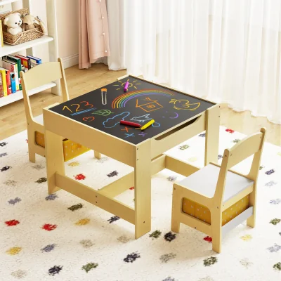 The Range Kids Multifunctional Activity Table Set - Natural