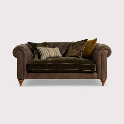 Barker and Stonehouse Parbrook Loveseat Sofa, Brown | Barker & Stonehouse