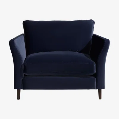 Barker and Stonehouse Rowena Loveseat Sofa, Blue Fabric | Barker & Stonehouse