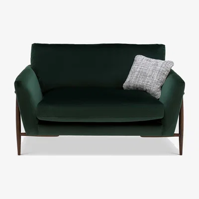 Barker and Stonehouse Ercol Forli Snuggler, Grey Fabric | Barker & Stonehouse