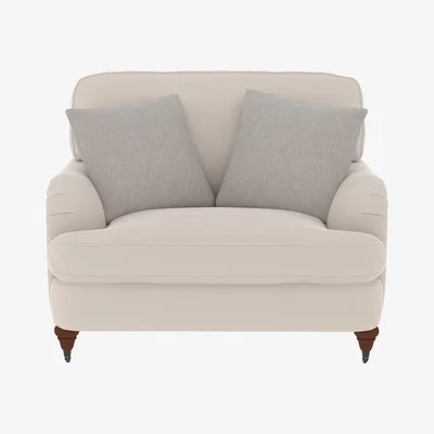 Barker and Stonehouse Sloane Loveseat Sofa, Neutral Fabric | Barker & Stonehouse