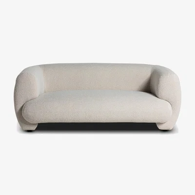 Barker and Stonehouse Edmonia Loveseat Sofa, Neutral Boucle | Barker & Stonehouse