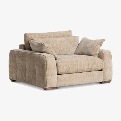 Barker and Stonehouse Pacha Loveseat Sofa, Neutral | Barker & Stonehouse