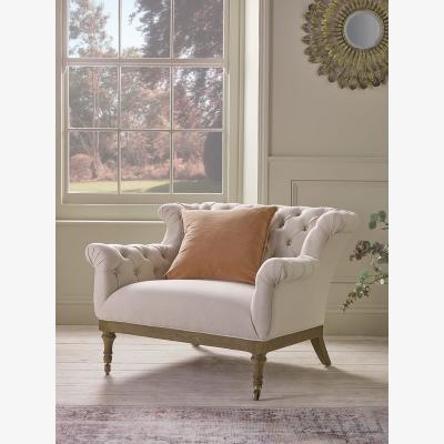 Cox and Cox Buttoned Loveseat