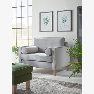Cox and Cox Toulon Loveseat – Cream Boucle