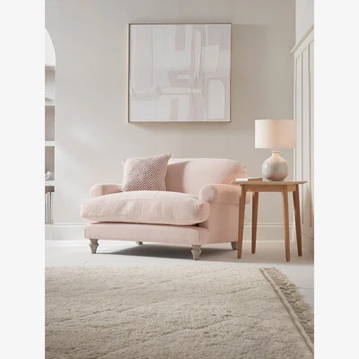 Cox and Cox Kiruna Love Seat – Ocean Opulent Cotton Velvet