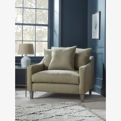 Cox and Cox Floro Loveseat – Fern Herringbone
