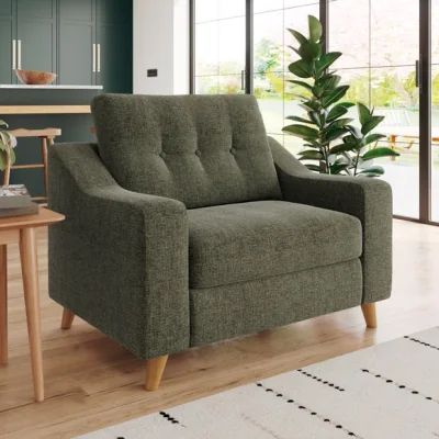 Dunelm Baxter II Soft Texture Chenille Snuggle Chair