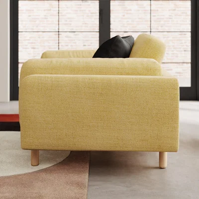 Dunelm Newton Chunky Tonal Weave Snuggle Chair