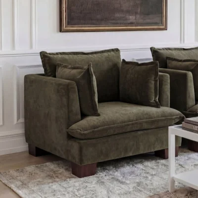 Dunelm Suffolk Chenille Snuggle Chair
