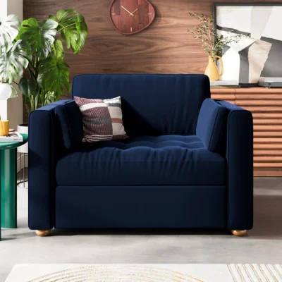Dunelm Zoe II Velvet Snuggle Chair
