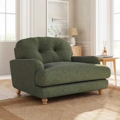 Dunelm Martha Chenille Soft Texture Snuggle Chair
