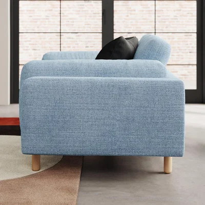Dunelm Newton Chunky Tonal Weave Snuggle Chair