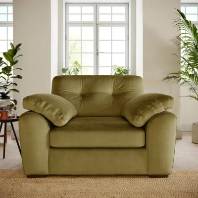 Dunelm Milton Matte Velvet Snuggle Chair