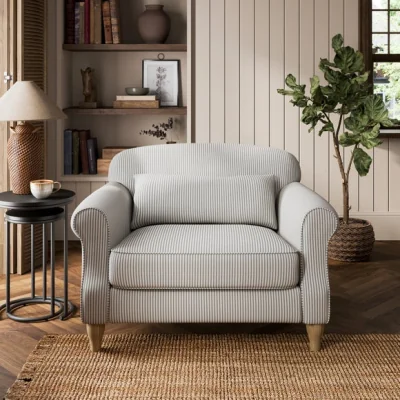 Dunelm Millie Tiny Stripe Snuggle Chair