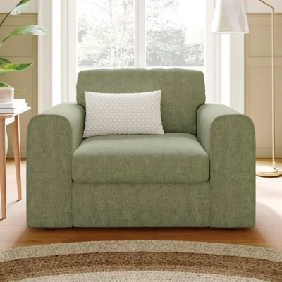 Dunelm Abel Vintage Soft Chenille Snuggle Chair