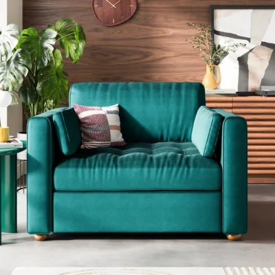 Dunelm Zoe II Velvet Snuggle Chair