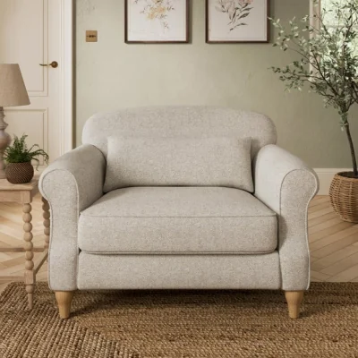 Dunelm Millie Basketweave Snuggle Chair