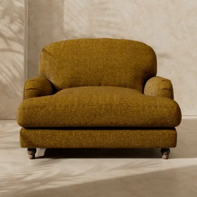 Dunelm Arthur Waffle Chenille Snuggle Chair