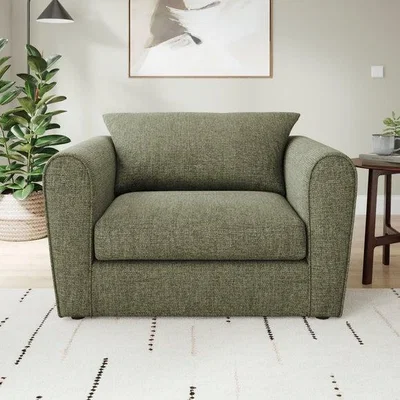 Dunelm Blake Soft Texture Chenille Snuggle Chair
